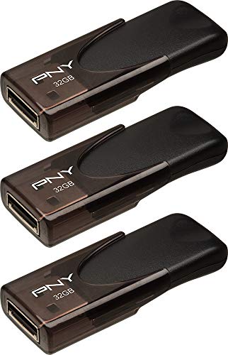 PNY 32GB Attaché 4 USB 2.0 Flash Drive 3-Pack