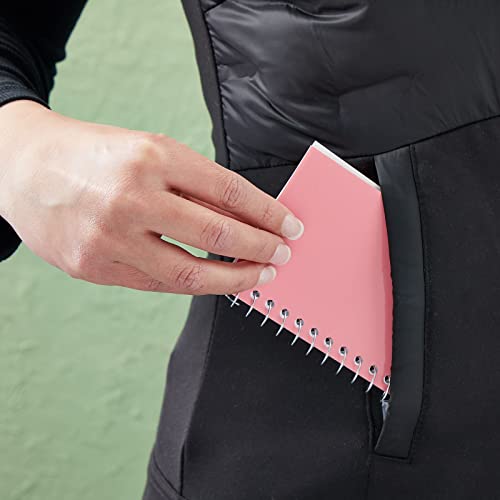 Paper Junkie 12-Pack Small Spiral Notebook 3x5, 40 Sheets, 80 Pages Per Notepad, College Ruled Lined Paper for Office Supplies, Classroom Notes, Students, Teachers, Nurses (6 Pastel Colors)