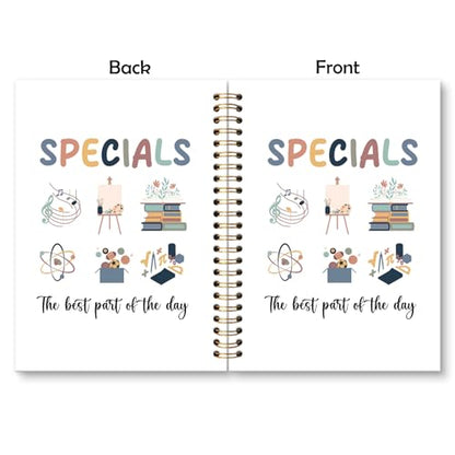 Teacher Spiral Notebook Journal, Specials End of Year Best Teacher Gifts Journal for Notes Planning, Teachers Appreciation Gifts Maestra for Notes Taking, 5.5 X 8.3 Inch - color: Specials