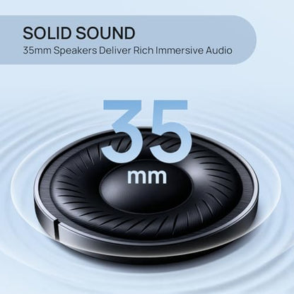 Yealink UH35 USB-C/A Headset with Noise Cancelling Microphone, Wired Headphones for Computer PC, Mute Button, Compatible with Zoom, Google and Other Leading UC Call Platforms