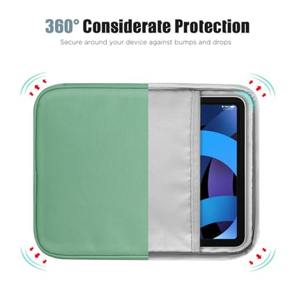 TiMOVO 9-11" Tablet Sleeve Bag for iPad 11-inch A16 2025, iPad 10.9"/10.2"| Air 11 Inch/5th/4th Gen. 10.9", Galaxy Tab A9+/A11Plus 11", Protective Bag with Pocket, Bodhi Green - color: Bodhi Green, size: 9-11 Inch