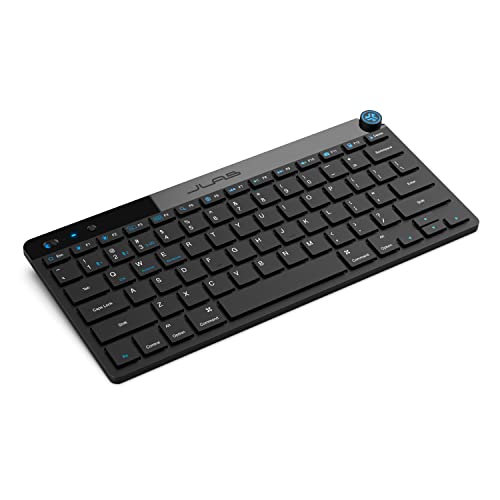 JLab, Go, Wireless Keyboard, Bluetooth, USB Dongle, Multi-Device, Ultra-Compact, Black - size: 1 Pack