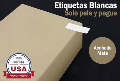 White Rectangular Labels + Bonus Color Labels - Value Pack - 1138 Pack - color: White, size: 1138