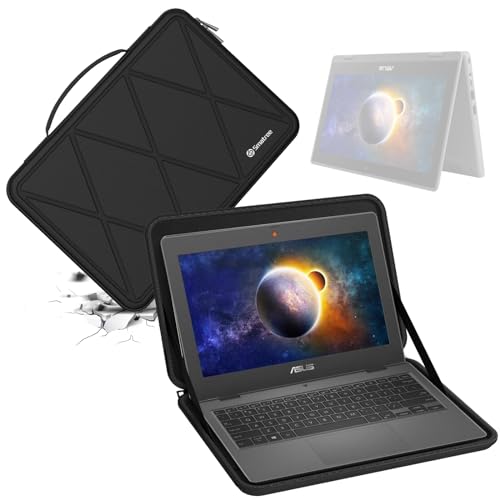 Smatree Hard EVA Protective Sleeve Case Compatible for 11.6 inch ASUS BR1100F Laptop Notebook Bag (X8018) - color: X Series-Black, size: For 11.6 inch ASUS BR1100F Laptop(X8018)