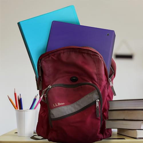 Samsill Plant-Based 2 Inch Durable Round Ring, View Binder, Eco-Friendly, USDA Certified Biobased, Single, Turquoise - color: Turquoise, size: 2", style: Single