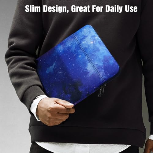 TiMOVO 9-11" Tablet Sleeve Bag, Blue Starry Sky | Fit iPad 11" A16 2025 / 10.9"/10.2" / Air 11" 5/4 Gen / Galaxy Tab A9+/A11Plus 11", Fit Smart Keyboard - color: Blue Starry Sky, size: 9-11 Inch