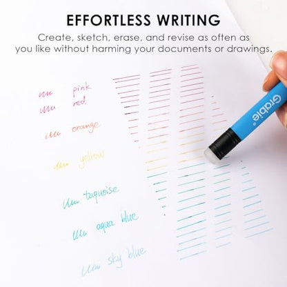 Grabie Erasable Gel Pens, 9 Color 0.7 mm Pens, Rustic Reverie | Thermo-Sensitive Gel Ink, Clean Erasing, Smooth Writing, Retractable Design, Drawing, Journaling, Planner, School And Office - color: 9 Colors Pens: Rustic Reverie