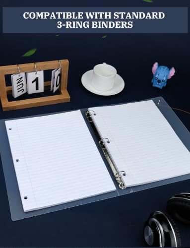 Loose Leaf Paper, 360 Sheets Filler Notebook Paper, 3-Hole Punched Binder Papers 8-1/2 x 11 In, Wide Ruled Lined Paper 8.5 x 11 for 3 Ring Binder, White, 3 Pack, 120 Sheets/Pad - style: 8.5x11-Wide Ruled-3 Pack (360 Sheets)