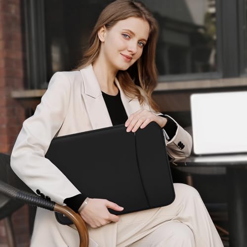 MOSISO 13.3 inch Laptop Case, 13-13.3 inch Laptop Sleeve Compatible with MacBook Neo/Air/Pro 13 inch with A18/M5/M4/M3/M2/M1 Chip 2026-2016, Neoprene Carrying Computer Bag with Curved Pocket, Black