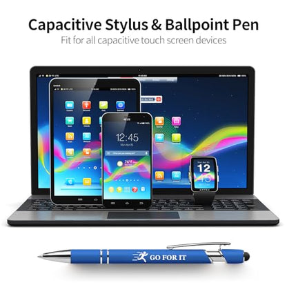 15 Pack Motivational Pen Set - Inspirational Quotes Retractable Ballpoint Pens for Office School Supplies, Encouragement Gifts for Women Men, Blue - color: Blue, style: Positive