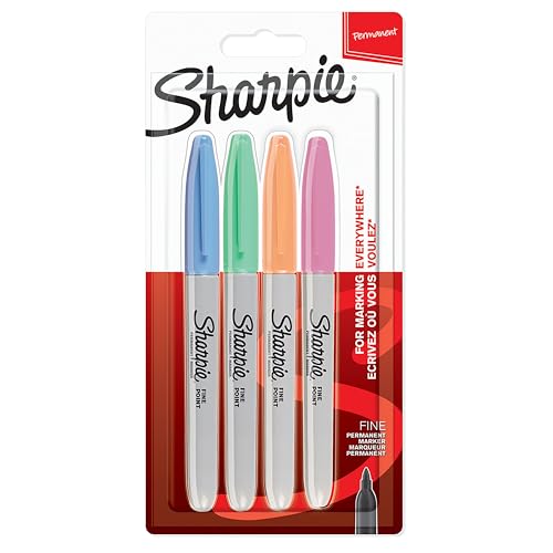 Sharpie Permanent Marker Set | Limited Edition Colour Assortment | Fine Point | 18 Count Marker Pens | Back to School Set - color: Pastel colours