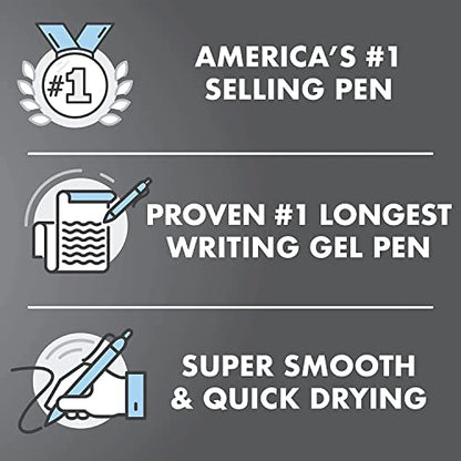 Pilot G2 Retractable Rollerball Gel Pens, Fine Point, 0.7mm, Purple Ink, 6 Count