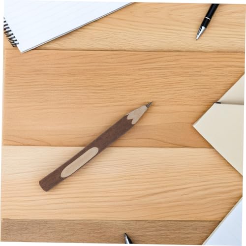 Tofficu 20pcs Wood Pencils Woodland Shower Decorations Pencils Long Writing Tree Bark Boys and Girls Writing Pack - color: Brownx2pcs