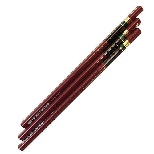 Uni Penmanship Writing Wooden Pencil - Triangular Body - 6B - Pack of 3