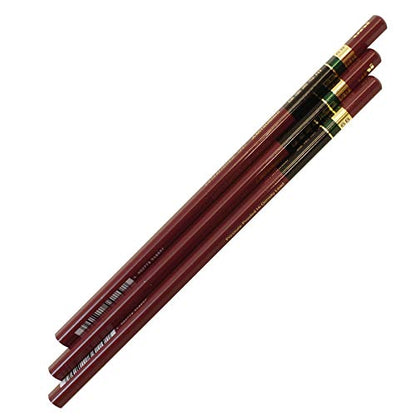 Uni Penmanship Writing Wooden Pencil - Triangular Body - 6B - Pack of 3