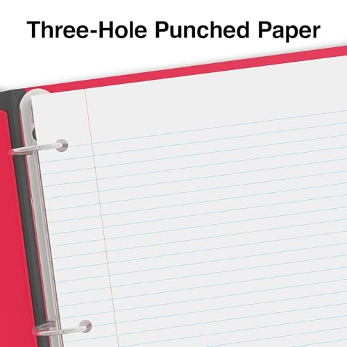 STAPLES College Ruled Filler Paper, 8.5” x 11”, White, 400‑Sheet Pack - size: 8.5'' x 11'', style: 400 Sheets