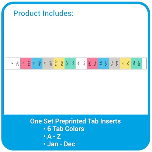 C-Line 13-Pocket Expanding File, Coupon Size, Includes Tabs, 1 File, Color May Vary (58410)
