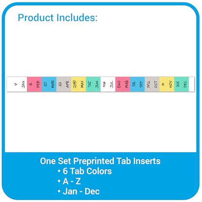 C-Line 13-Pocket Expanding File, Coupon Size, Includes Tabs, 1 File, Color May Vary (58410)