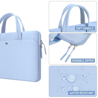 14 Inch Laptop Sleeve Protective Case Bag Chromebook Notebook Cover Compatible with 14 inch MacBook Pro M5 M4 M3 M2 M1 Max 2025 2024 2023 2022 2021 A3426 A3434 A2918 A2992 A2779 A2442, Blue - color: Blue, size: 14 in
