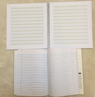 Channie's Youth Composition Notebook - Handwriting Practice, Improvement Journal for Kids, Older Learners, & Special Needs Students, Calligraphy Workbook with Special Writing Blocks, Green - color: Green