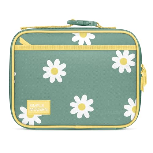 Simple Modern Kids Lunch Box & Insulated Lunch Bag for School | Floral | Hadley Cute Lunch Box for Girls, Boys, Toddlers | Fits Bento Box, Lunch Containers | Small Lunch Bag | Sage Florals - color: -Sage Florals