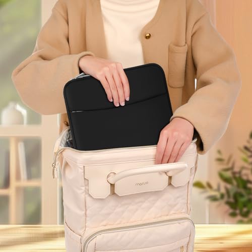 MOSISO 13.3 inch Laptop Case, 13-13.3 inch Laptop Sleeve Compatible with MacBook Neo/Air/Pro 13 inch with A18/M5/M4/M3/M2/M1 Chip 2026-2016, Neoprene Carrying Computer Bag with Curved Pocket, Black