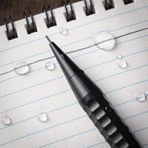 Rite in the Rain Weatherproof Mechanical Twist Pencil, Black Barrel, 0.9mm Black Lead, 3 Pack (No. BK9-3) - color: Black