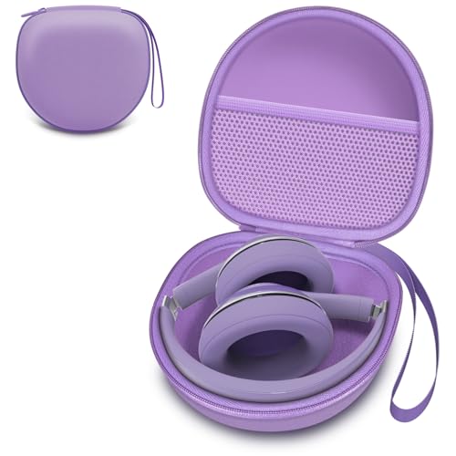 Headphone Case Compatible with JBL Tune 520BT 510BT 720BT 770NC/BERIBES/TOZO/KVIDIO/Beats/Soundcore Anker Noise Cancelling Over-Ear Headphones, Deep Purple - color: 4.Purple