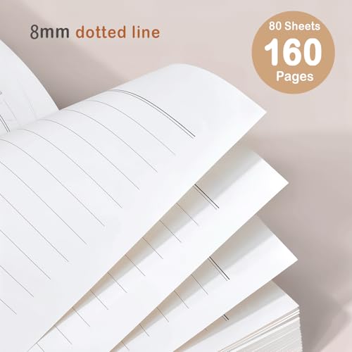 MOFUYU Pink Bows Notebook for Women,Coquette Pink Bow Spiral Notebook | Cute Notebooks for Women,Pink School Supplies Hardcover Spiral Notebook 5.5x8.3 Inch - color: white(Pink)