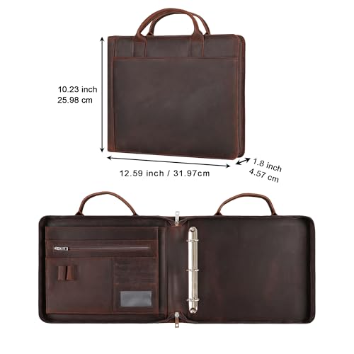 Personalized 3 Ring Check Binder, Business Checkbook Holder Zippered, Engraved for 3 on a Page Checks, Fits 3 & 9 Holes, Dark Khaki - Custom - color: Dark Khaki, size: Custom