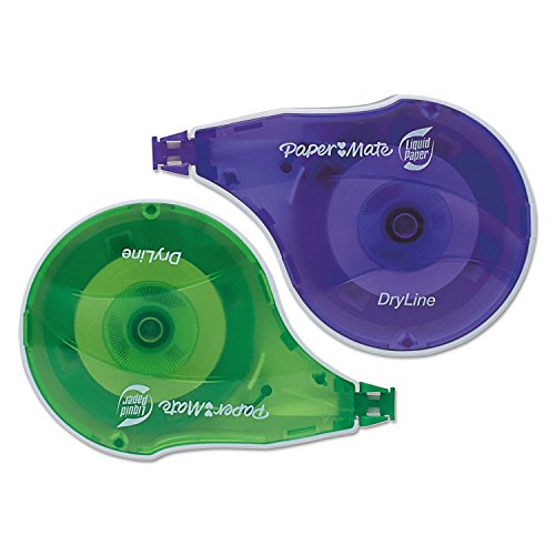 Liquid Paper 6137406 Correction Film,1/5-Inch x39.4-Ft,10/PK,WE Tape,Transparent Dispnsr