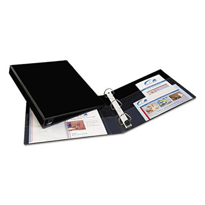 Avery 79989 3-Ring EZD Binder, 1-Inch Capacity, 8-1/2-Inch x11-Inch, Black