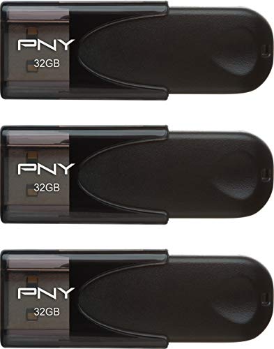 PNY 32GB Attaché 4 USB 2.0 Flash Drive 3-Pack