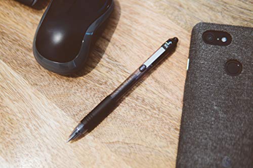 Zebra Pen Z-Grip Retractable Ballpoint Pen, Medium Point, 1.0mm, Black, (Case of 6 packs, 108 Count Total) - color: Black ZX
