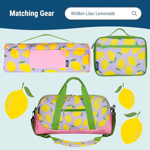 Wildkin 12 Inch Toddler Backpack for Kids, Lilac Lemonade | Ages 3-7, lightweight toddler backpack for daycare, preschool, and travel - color: Lilac Lemonade