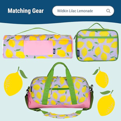 Wildkin 12 Inch Toddler Backpack for Kids, Lilac Lemonade | Ages 3-7, lightweight toddler backpack for daycare, preschool, and travel - color: Lilac Lemonade