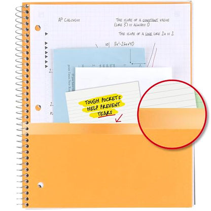 Five Star Spiral Notebook + Study App,1 Subject,Graph Ruled Paper,8-1/2" x 11",100 Sheets,Fights Ink Bleed,Water Resistant Cover,Black (73679),(Pack of 12) - color: Black, size: 8-1/2 in. x 11 in. (Pack of 12)