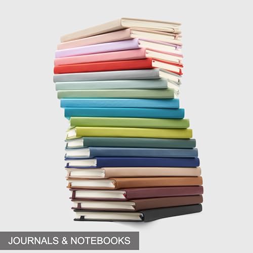 &And Per Se Lined Notebooks 3-Pack Gift Set, A5 Hardcover Journals, 160 Pages 100gsm Thick Paper, Journaling Notebook for Office School (Black) - color: Black, style: 3 Pack-Lined