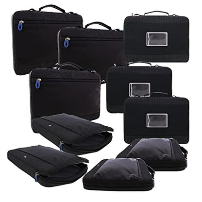 Brenthaven Tred Carry Sleeve (10 Pack/Bulk) Fits 11 inch Laptops, MacBooks, Chromebooks and Tablets - Durable, Lightweight, Secure Protection for College, Office, Business or Personal Use - Black - size: 10 Pack