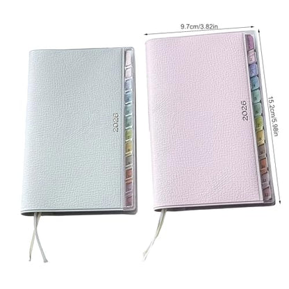 Weekly Planner, Academic Weekly and Monthly Planner, Calendar Notebook 2026-2027 Agenda for School, College, Leather