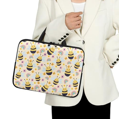 Laptop Bag Laptop Case Computer Carrying Case Laptop Sleeve Case Laptop Traval Bag Computer Cover for Men Women - color: Bees, size: 15inch
