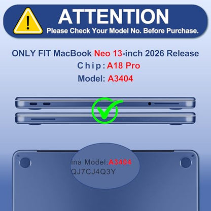 Batianda Case for MacBook Neo 13 Inch 2026 Model A3404, Noir Circuit | 4-in-1 Laptop Accessories Bundle with Circuit Board Art, Ultra Slim Hard Shell for Tech Lovers and Students - color: Tech-Noir Circuit