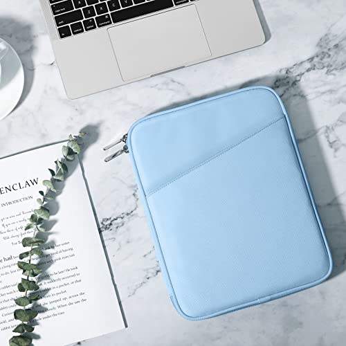 TiMOVO 9-11" Tablet Sleeve Bag for iPad 11-inch A16 2025, iPad 10.9"/10.2"| Air 11 Inch/5th/4th Gen. 10.9", Galaxy Tab A9+/A11Plus 11", Protective Bag with Pocket, Light Blue - color: Light Blue, size: 9-11 Inch