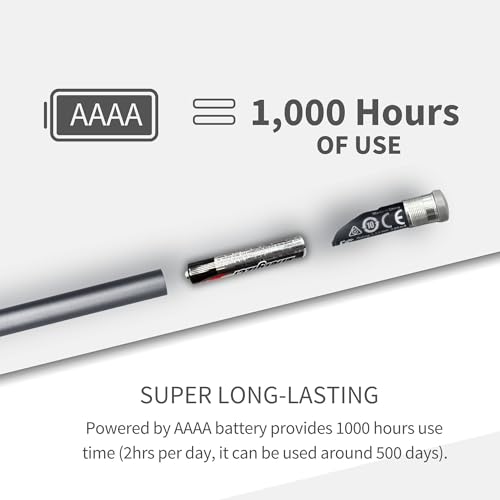 LAZARITE M2 Stylus Pen for Surface/Dell/HP/Lenovo Chromebook, 4-in-1 Protocol (MPP/AES/WGP/USI), 4096 Pressure, Tilt Support, 1000H Battery Digital Pencil