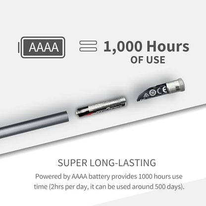 LAZARITE M2 Stylus Pen for Surface/Dell/HP/Lenovo Chromebook, 4-in-1 Protocol (MPP/AES/WGP/USI), 4096 Pressure, Tilt Support, 1000H Battery Digital Pencil