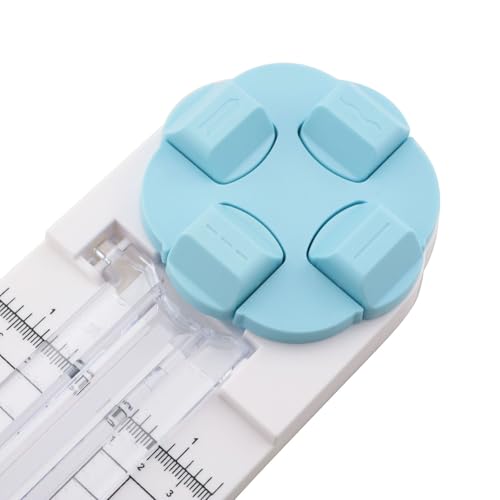 TAODAN Compact Scrapbook Paper Cutter 4 in 1 Craft Cutting Tool Multifunctional Clipboard Utility for Cutting Photo Albums Greeting Card Labels Gift Tag