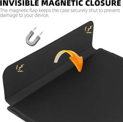 Black Shockproof Laptop Case 14-15.6 Inch ONLY MacBook Pro Air Dell Inspiron HP Pavilion ASUS ZenBook Lenovo IdeaPad Ultra-Thin Water Resistant Bag, Not for 11-13” - color: Black, size: Size Large 14-15.6 inch
