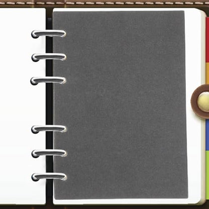 Unlined Refill Paper Blank Inner Pages 300 Sheets for 6 Hole Ring Binders Compatible Design for Classic Journals and Travel Diaries