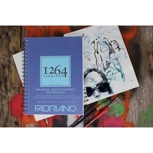 Fabriano 1264 Mixed Media Pad, 18" x 24", 120 lb. - size: 18 x 24