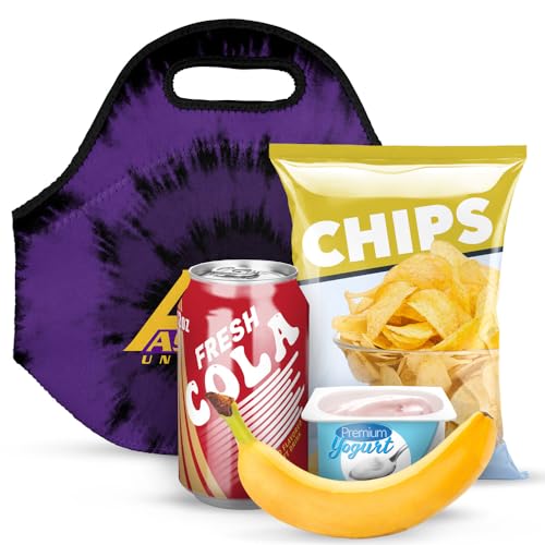 Campus Lab Ashland University Tie-Dye Soft Neoprene Lunch Bag, Lightweight - color: Ashland University Eagles
